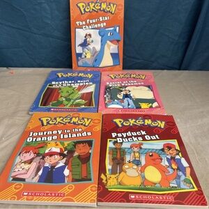 Scholastic Pokémon Adventure Book Set - Red, Blue, Green, Orange